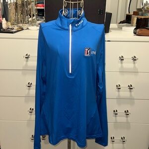 NWT Levelwear PGA Tour Live 1/4 Zip, size XL